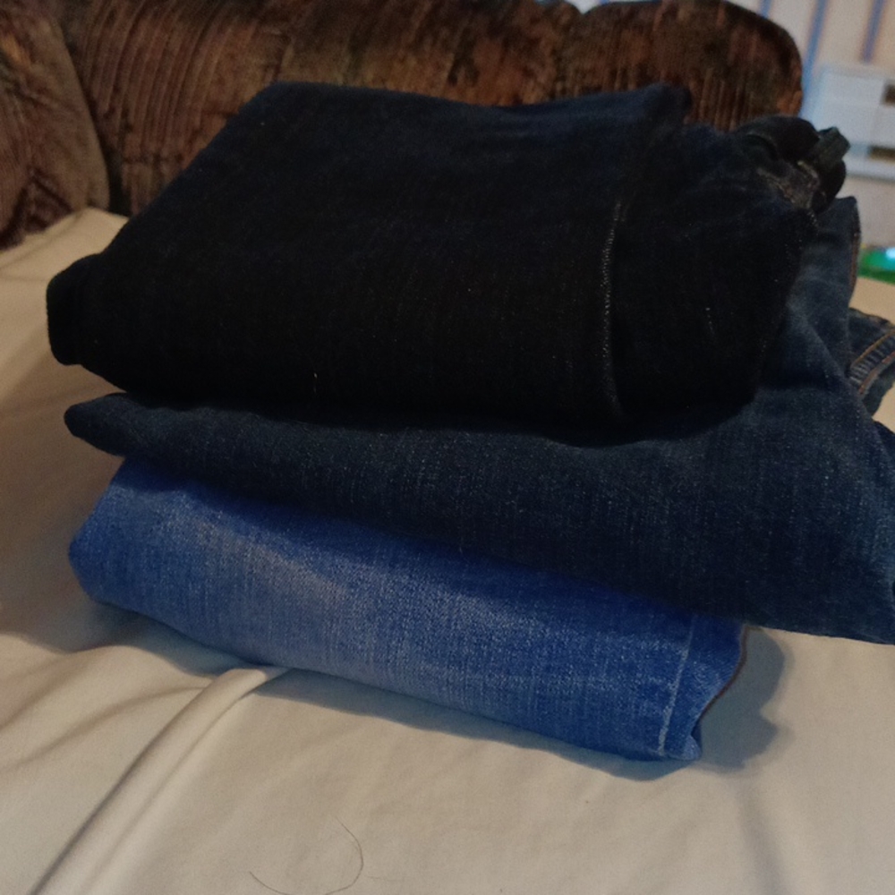 Jeans, girls 3 pair size 10